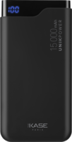 Universal PowerHouse external battery 2.0 15000mAh, Black by The Kase Collection