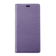 Diarycase 2.0 Genuine Leather flip case with magnetic stand for Apple iPhone 13, Lilac Purple by The Kase Collection
